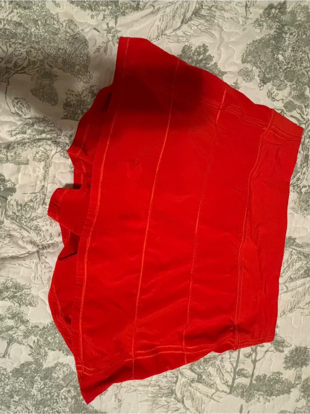 lululemon sz 8 Tall Pace Setter Red Skirt skort athleisure loungewear game day